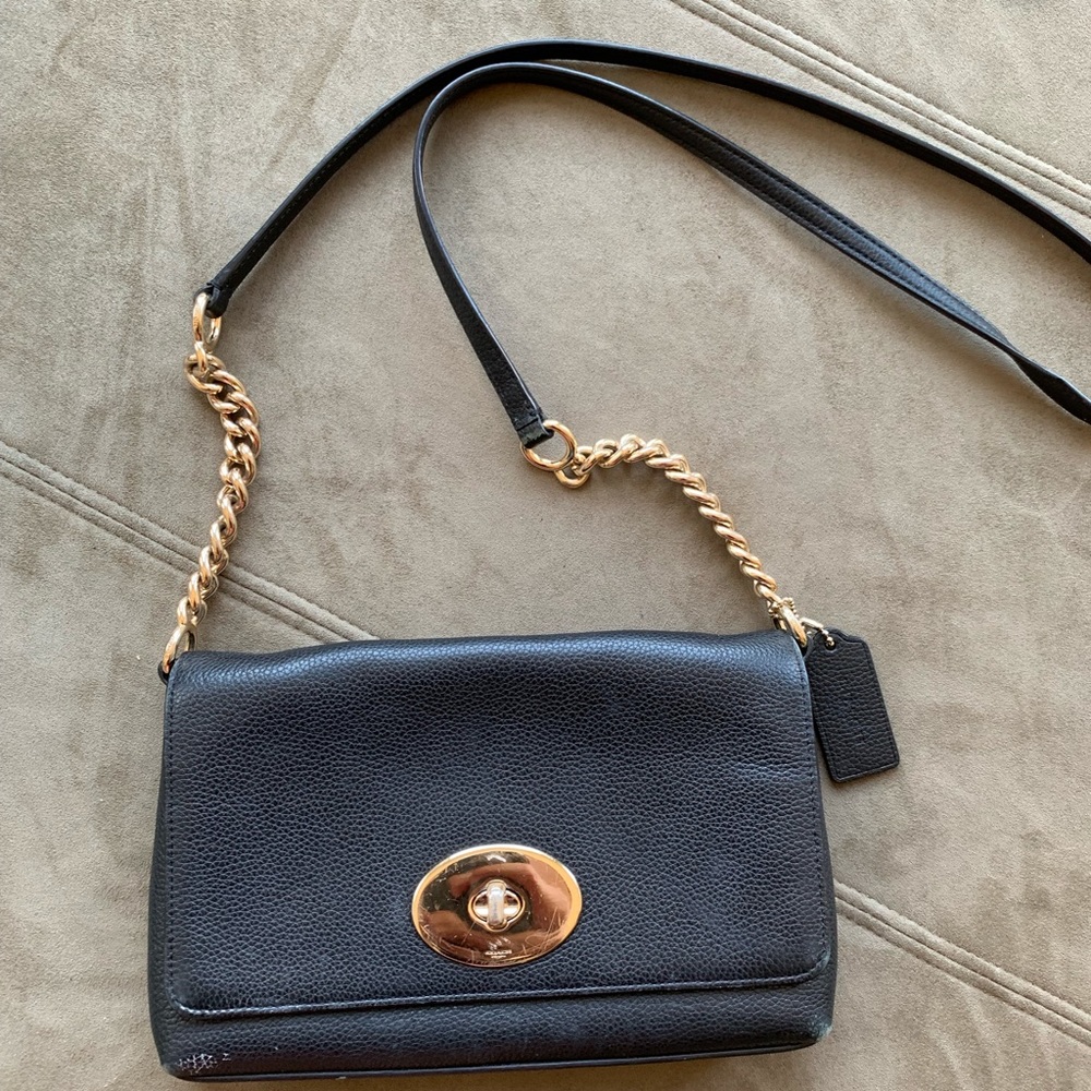Black Coach Crossbody